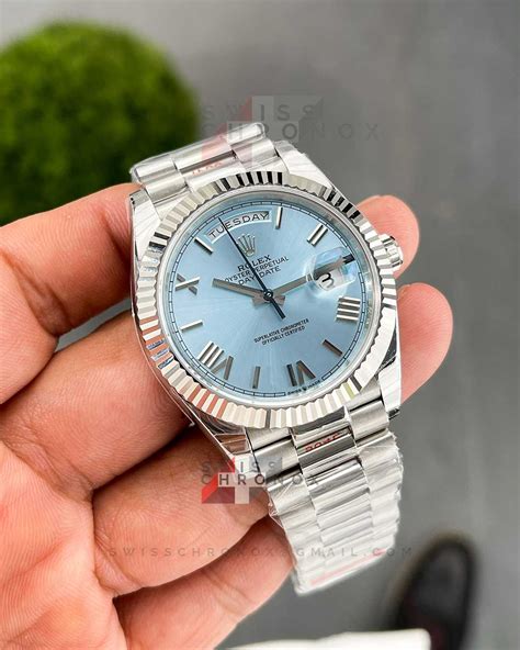 ice blue rolex day date